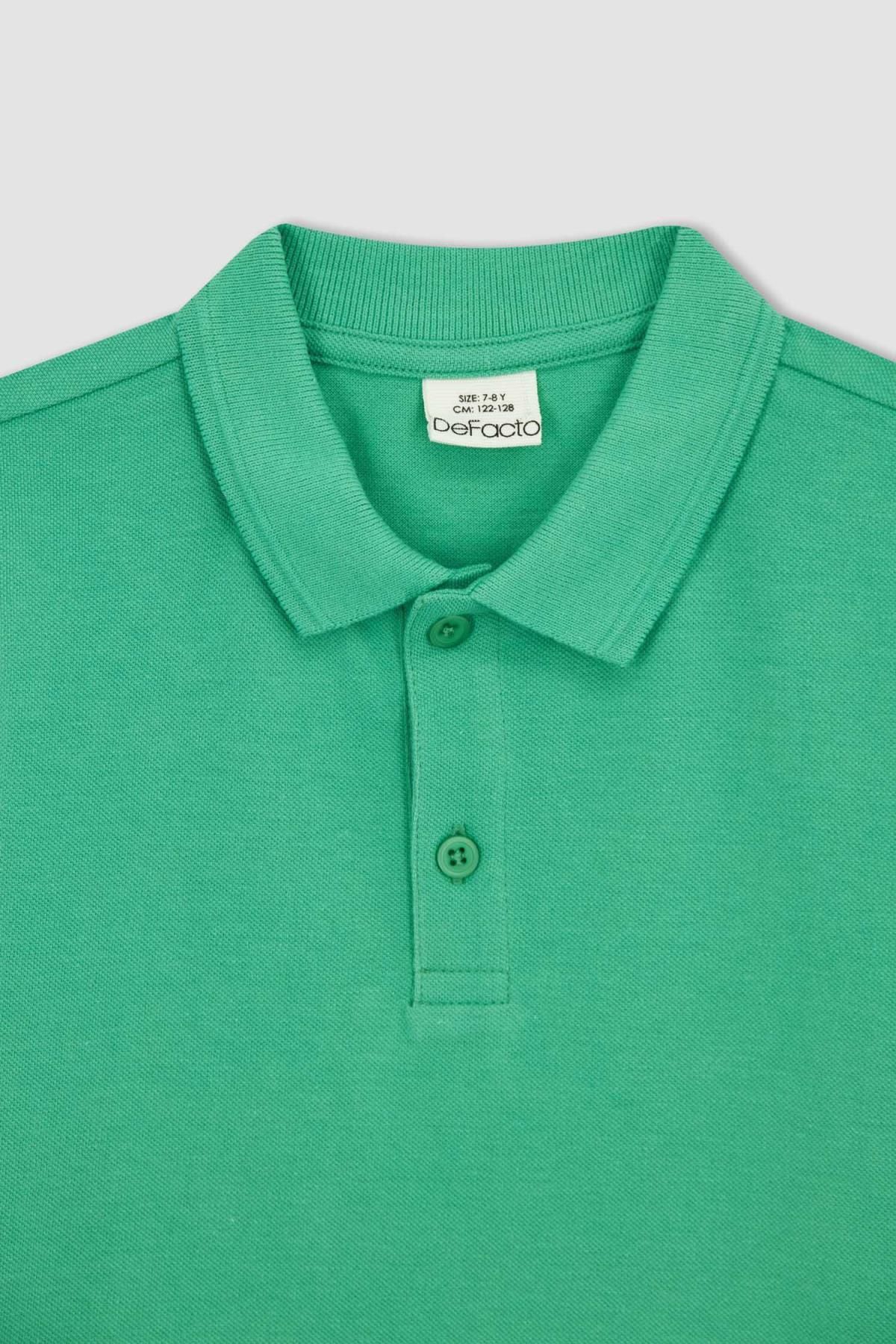 DeFacto-Chlapecké polo tričko Pique s krátkým rukávem K1689a623sm 7