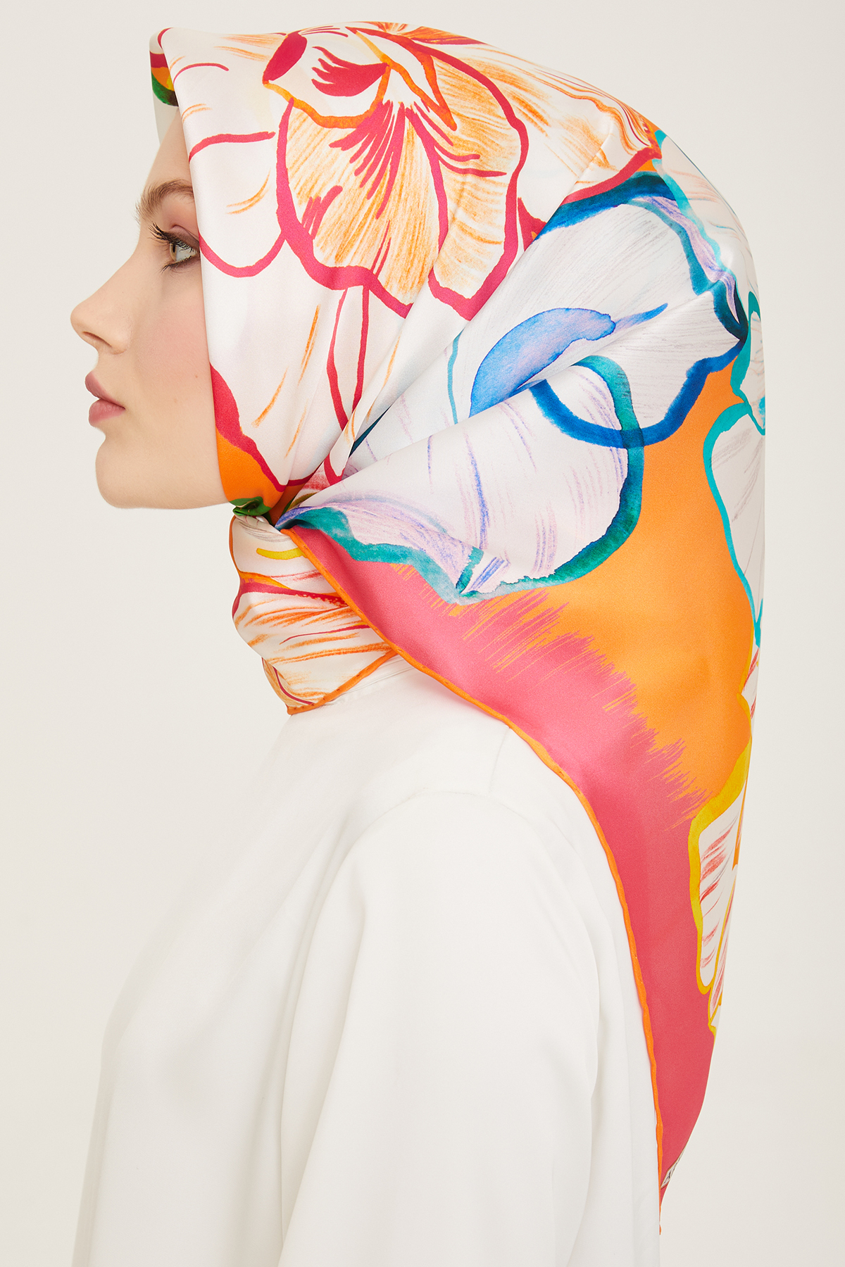 روسری زنانه آرمینه | E24YA9110D01 Armine - Image 2