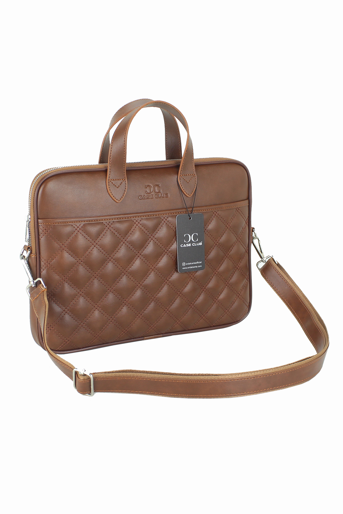 Macbook Air Pro 13.3" & 14" Inç Uyumlu Taba Laptop Evrak Çantası