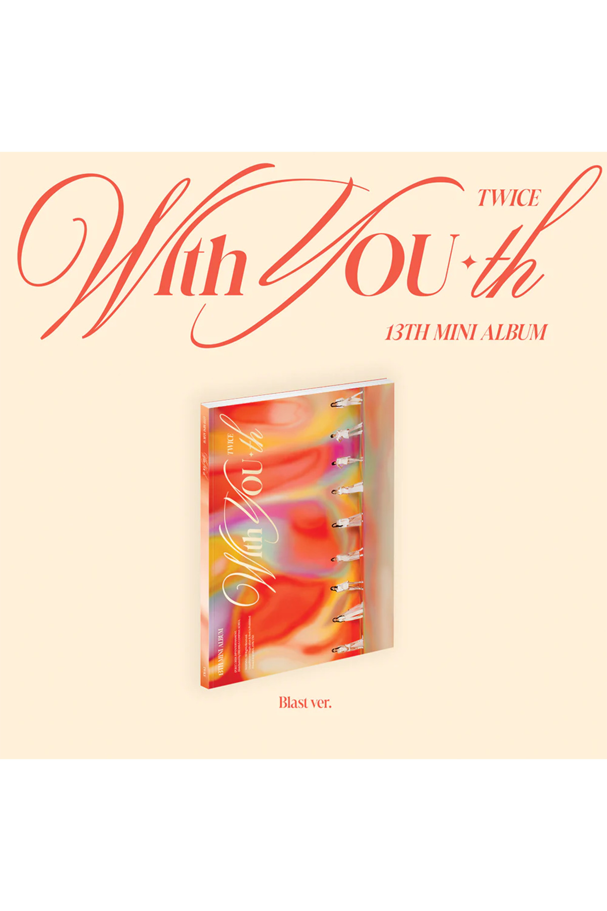 Kpop Icon Twice - 13th Mini Album With YOU-th - Blast (ORANGE) Versiyon