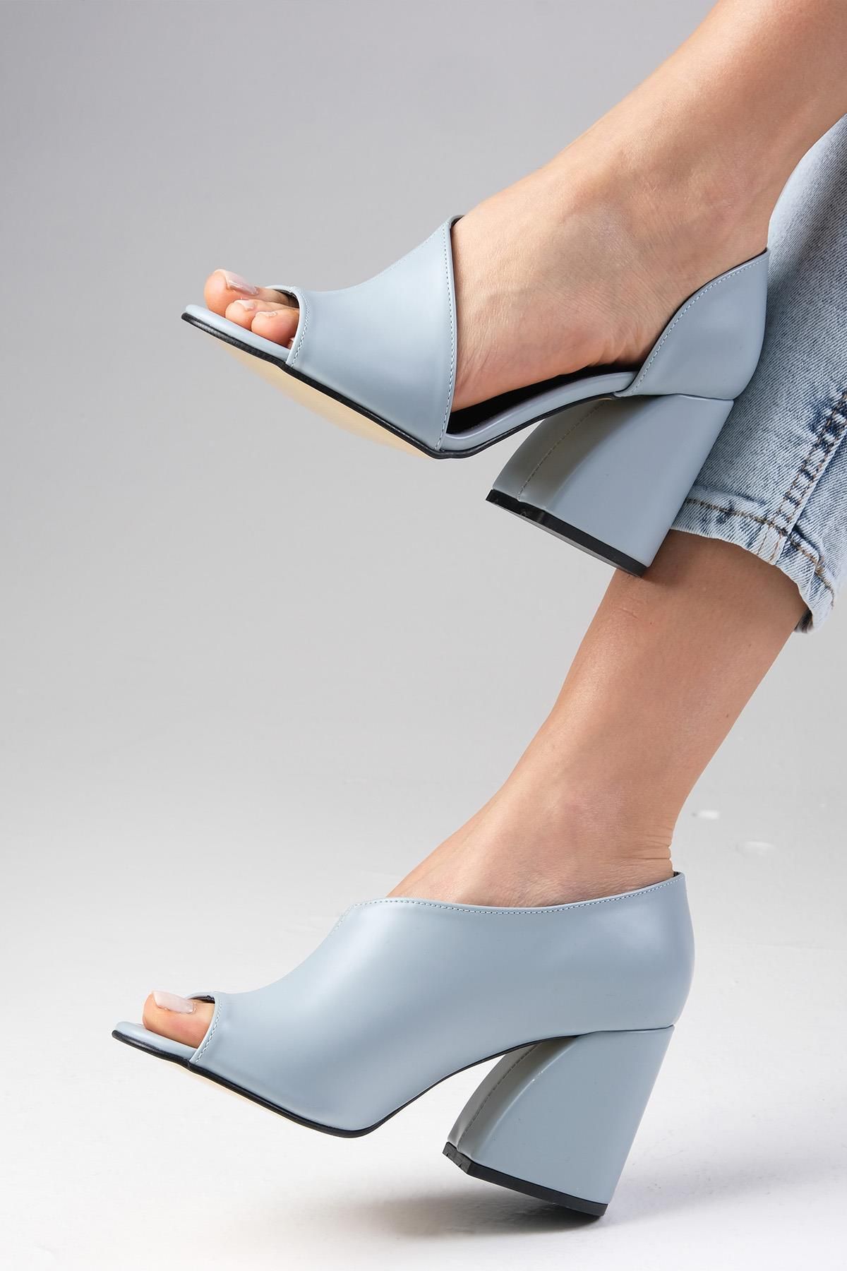 Mio Gusto-Dziecięce niebieskie buty na obcasie 3
