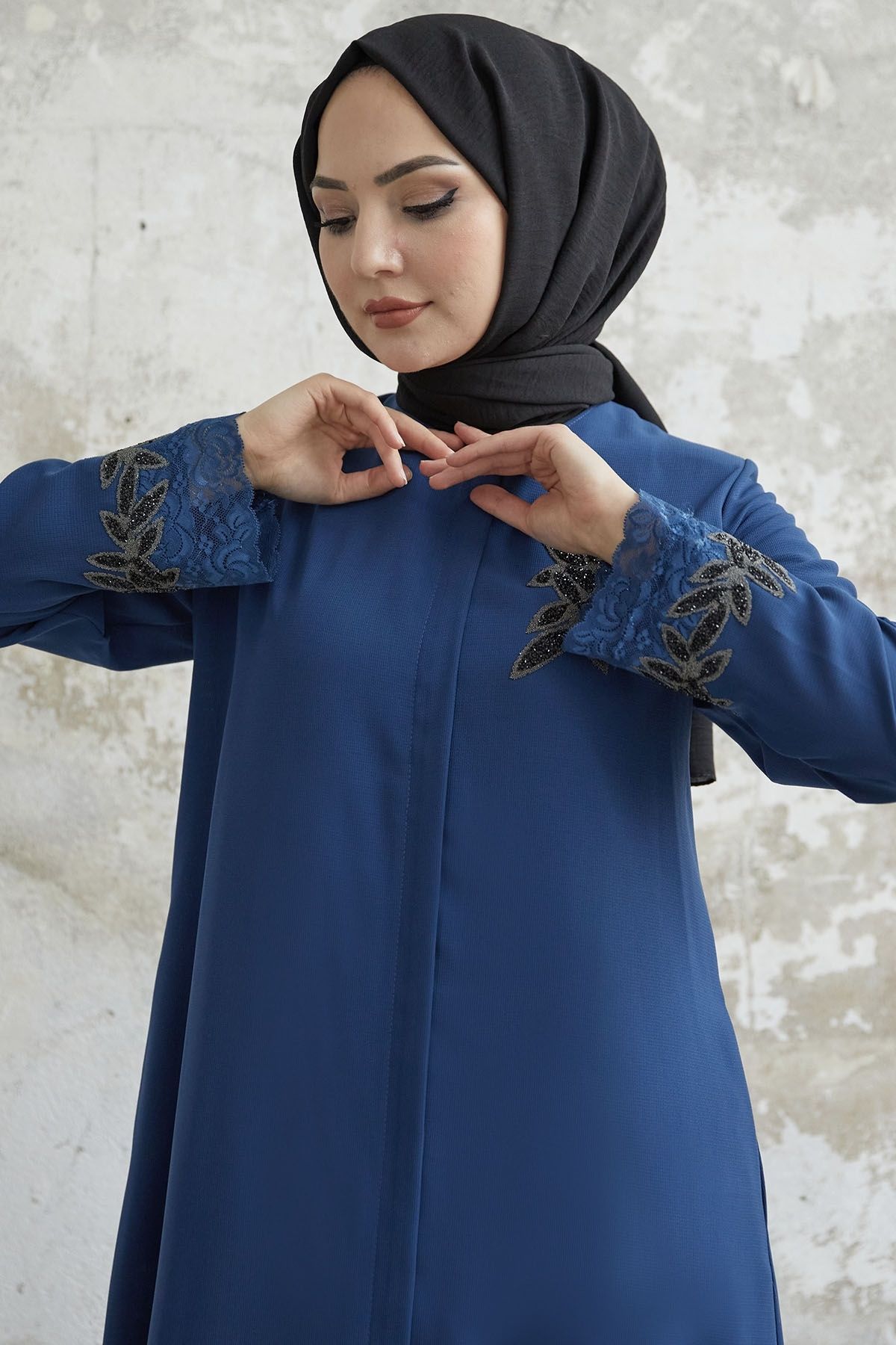 InStyle-Ferace cu mâner și piatră de flori - Indigo 2
