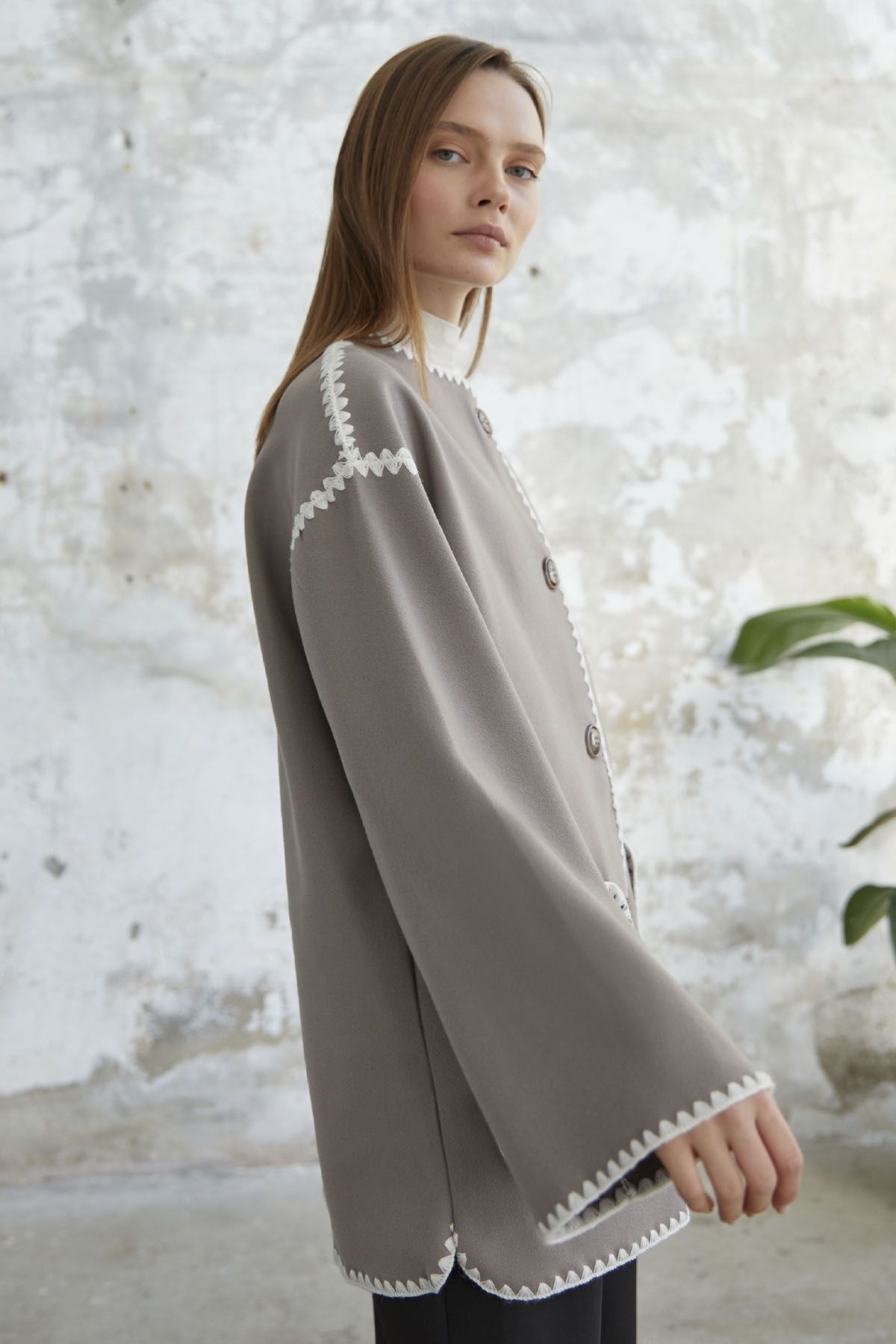 InStyle-Kurtka Alira ze stemplem - Latte 4