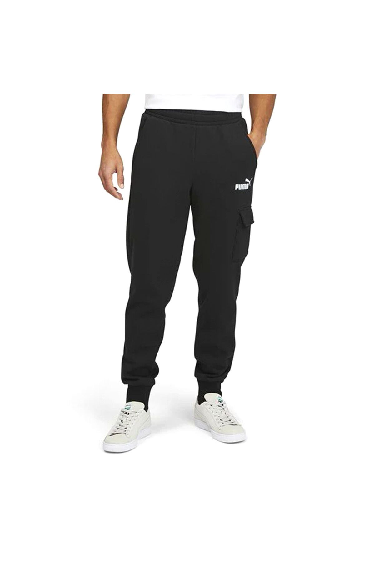 Puma Essential Cargo Men s Black Casual Style Sweatpants84580201 Trendyol