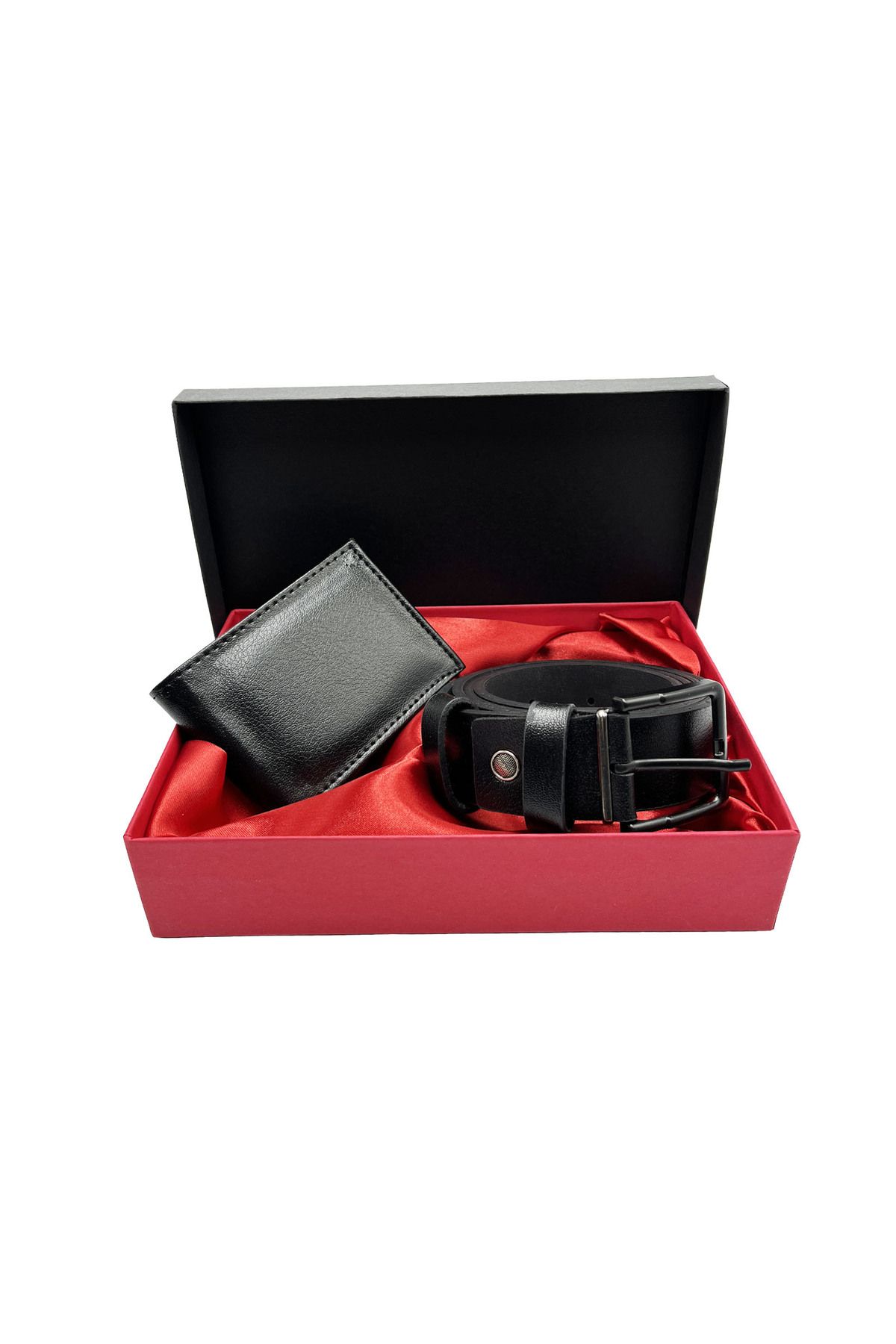 İmpala Kutu Set De 2 Cutii Cadou Special Pentru Bărbați Set De Curele Portofel Elegant Masculin - One Size