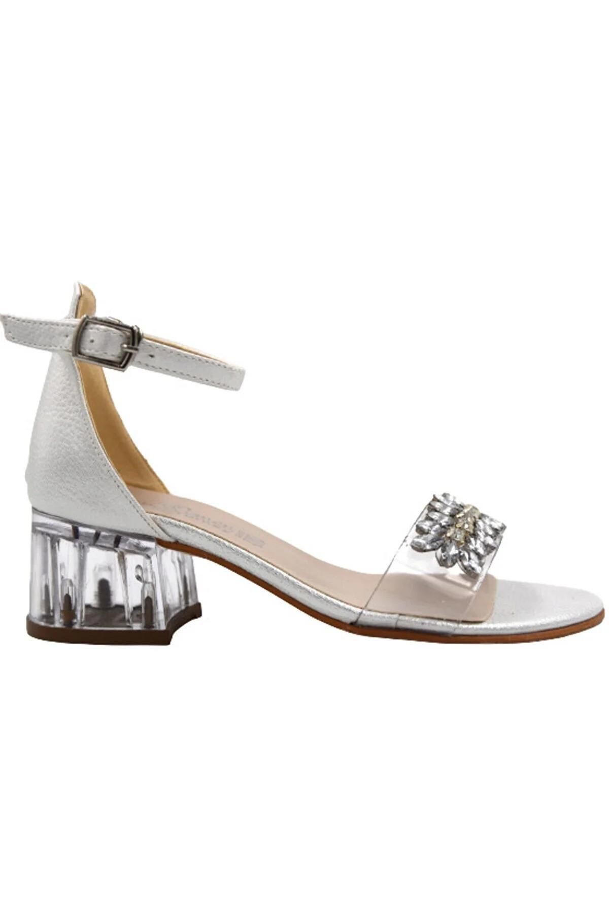 Pabuçland Incimoda Sandale De Rochie De Seara Pentru Copii Cu Toc Transparent, Elegante Si Confortabile Femeie - 29