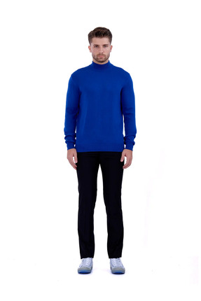 Fashinyou Erkek Yarım Balıkçı Triko Kazak