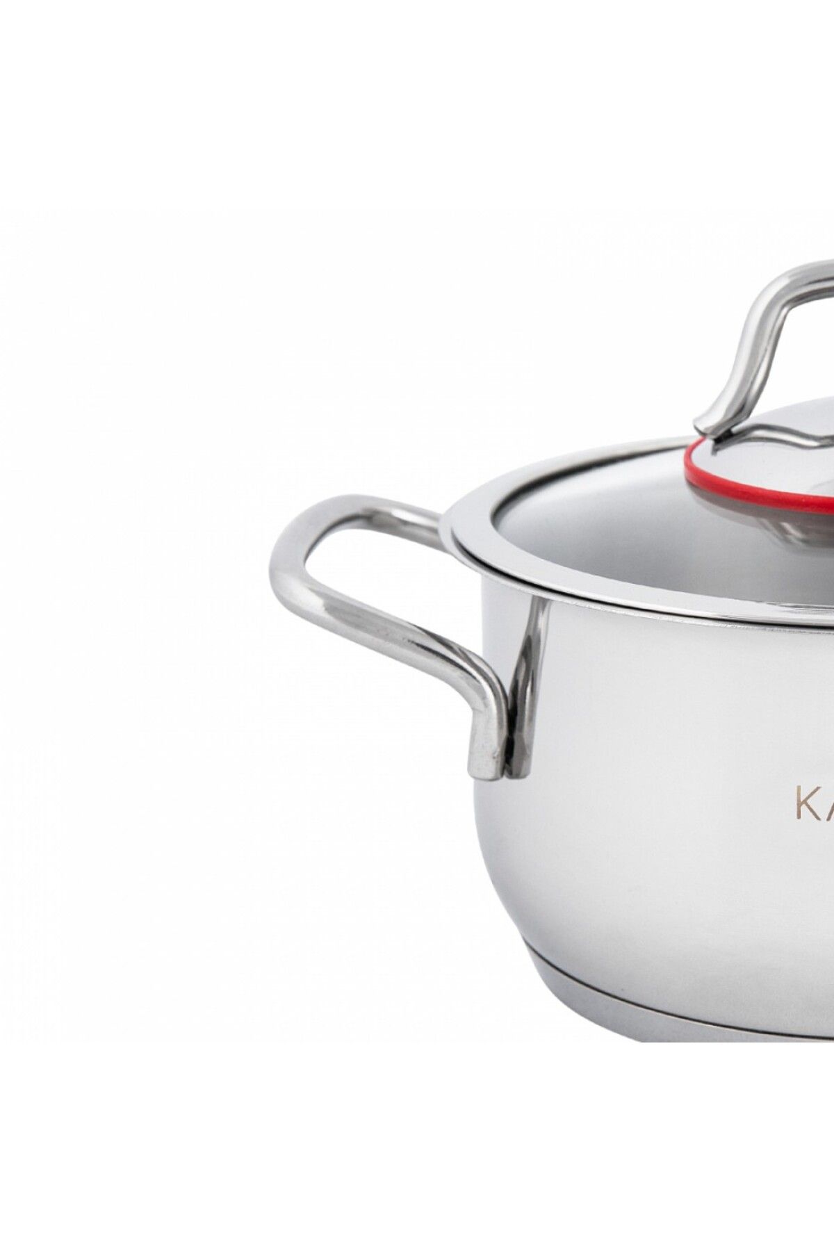 Karaca-Emirgan 8-Tlg, Kochgeschirr Set aus Stahl Topfset, Kochgeschirr set, Kochtopfsets, Edelstahl 11