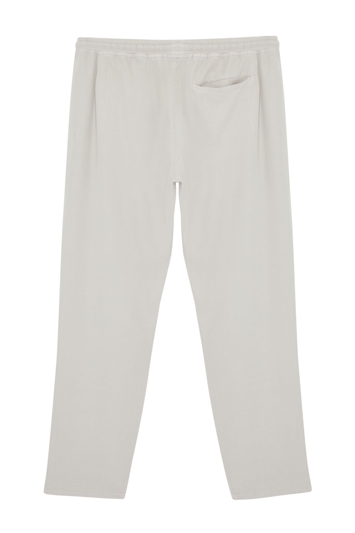 Trendyol Collection-Wygodne spodnie Tencel w dużych rozmiarach - regularny krój, elastyczny pas Tmnss24Ar00001 8