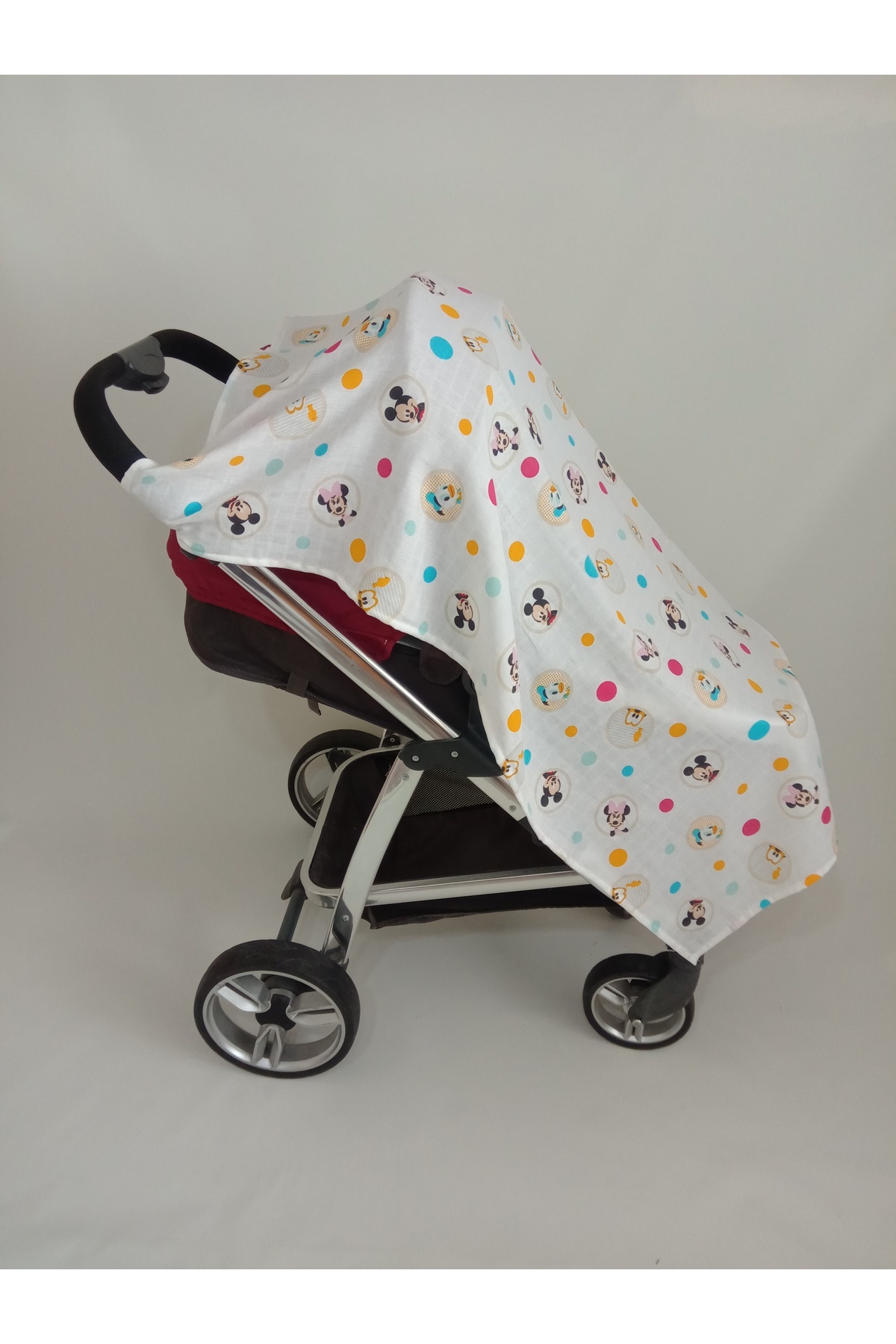 Wenaris Müslin Bebek Arabası Örtüsü fotoğrafı 3 (önizleme)