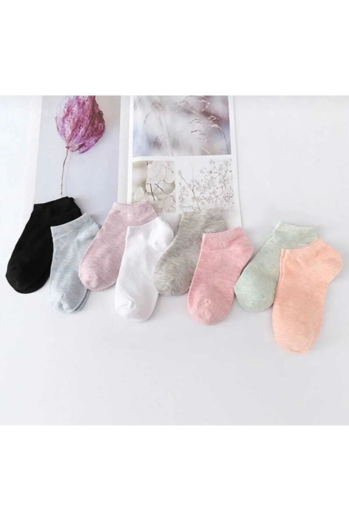 Önder-Women's Booties Socks 8 Pairs 3