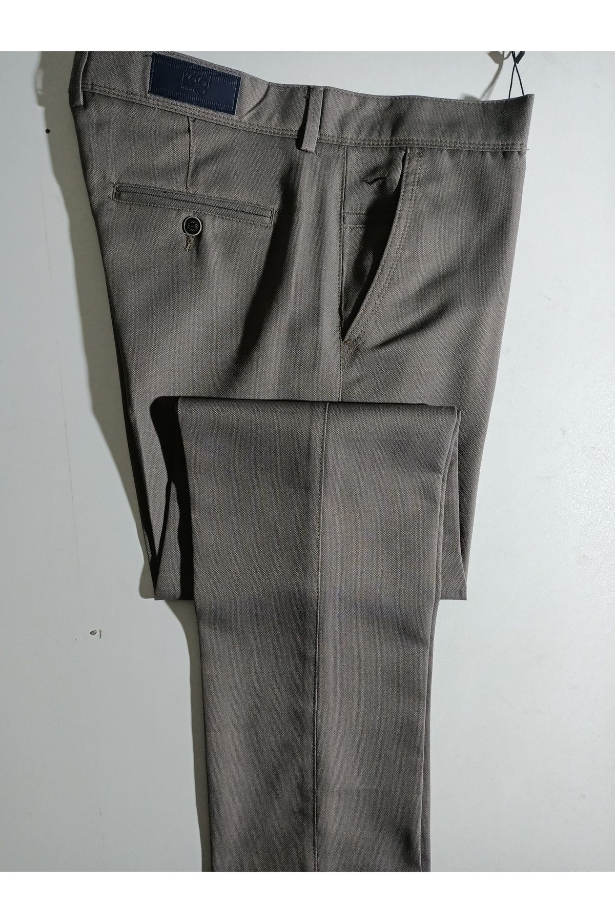 ATLIHAN-Kagi Classic Side Pocket Oxford Linen Trousers 1