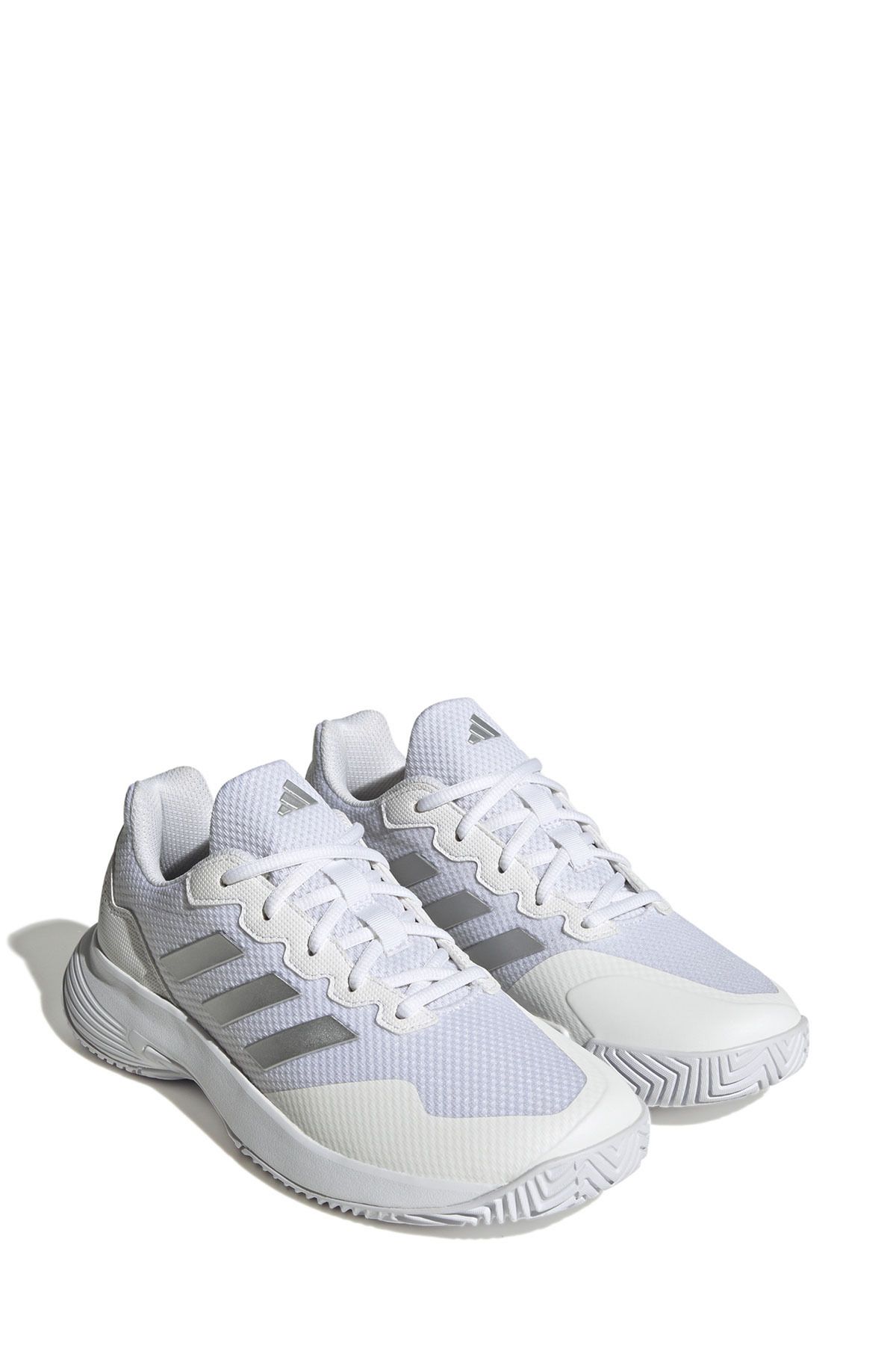 adidas-Gamecourt 2 W - Biela dámska tenisová obuv 2