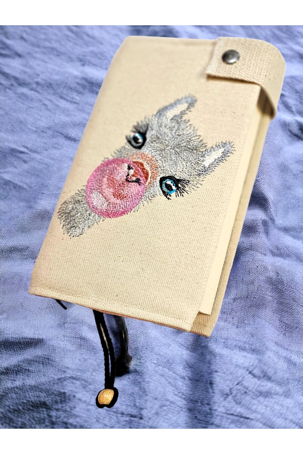 shules collection-HANDMADE GUMMY INFLATABLE LAMA Embroidered Book Case 3