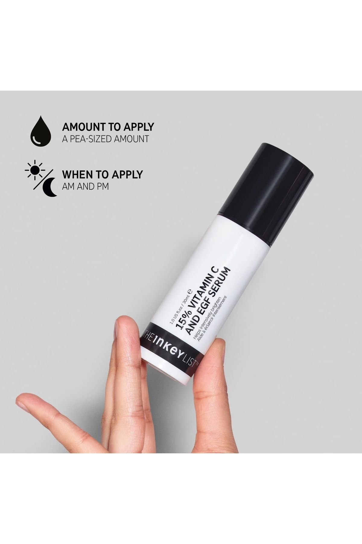 THE INKEY LIST-Vitamin C 15% and Egf Serum 30 ml 4