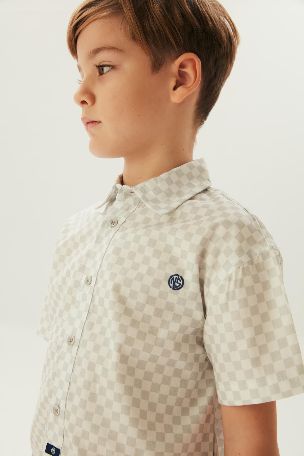 پیراهن پسرانه برند نیباتی Nebbati اصل 24SS0NB3602 - تصویر 3