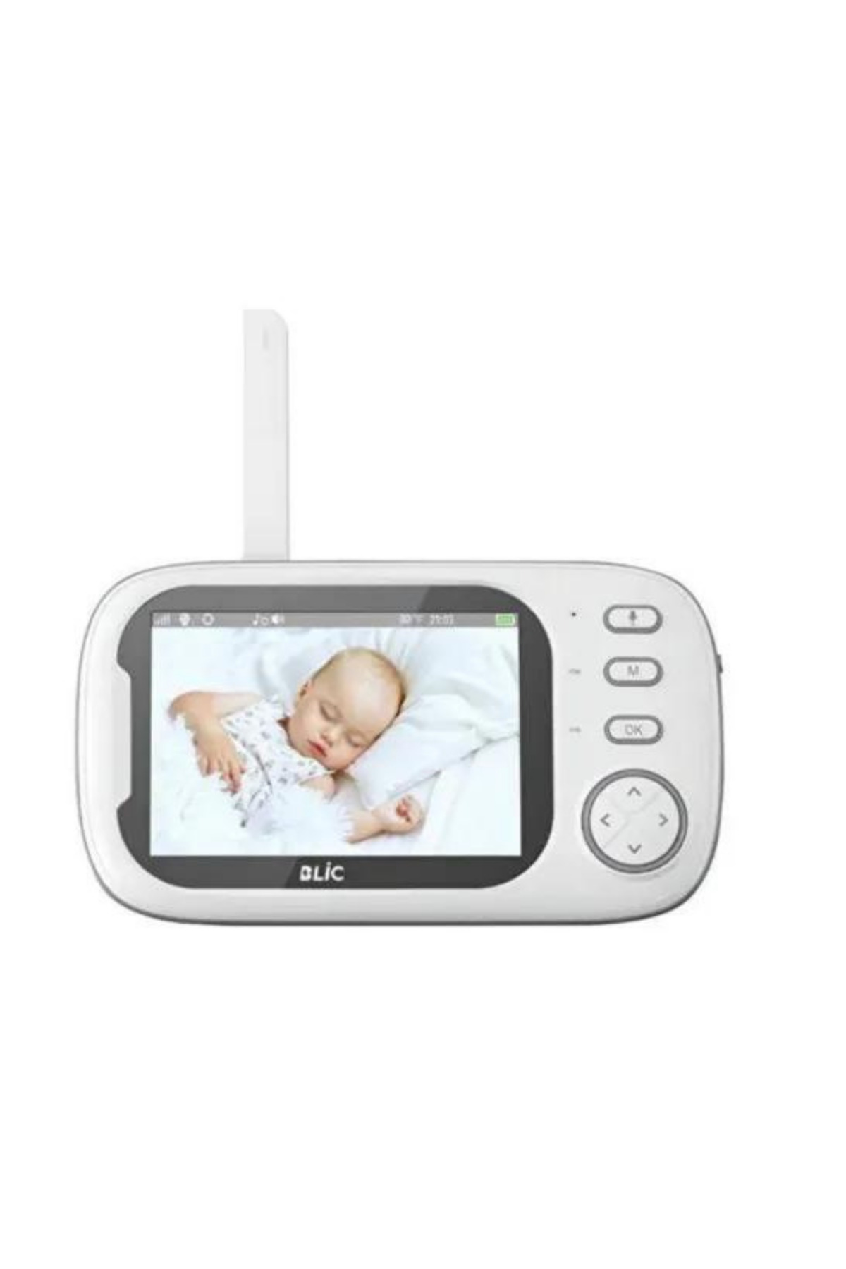 XİRA Lcd Ekranlı Gece Görüşlü Bebek Monitörü -Bebek Izleme Kamerası Oda Sıcaklığı Kontrollü Kablosuz fotoğrafı 4 (önizleme)