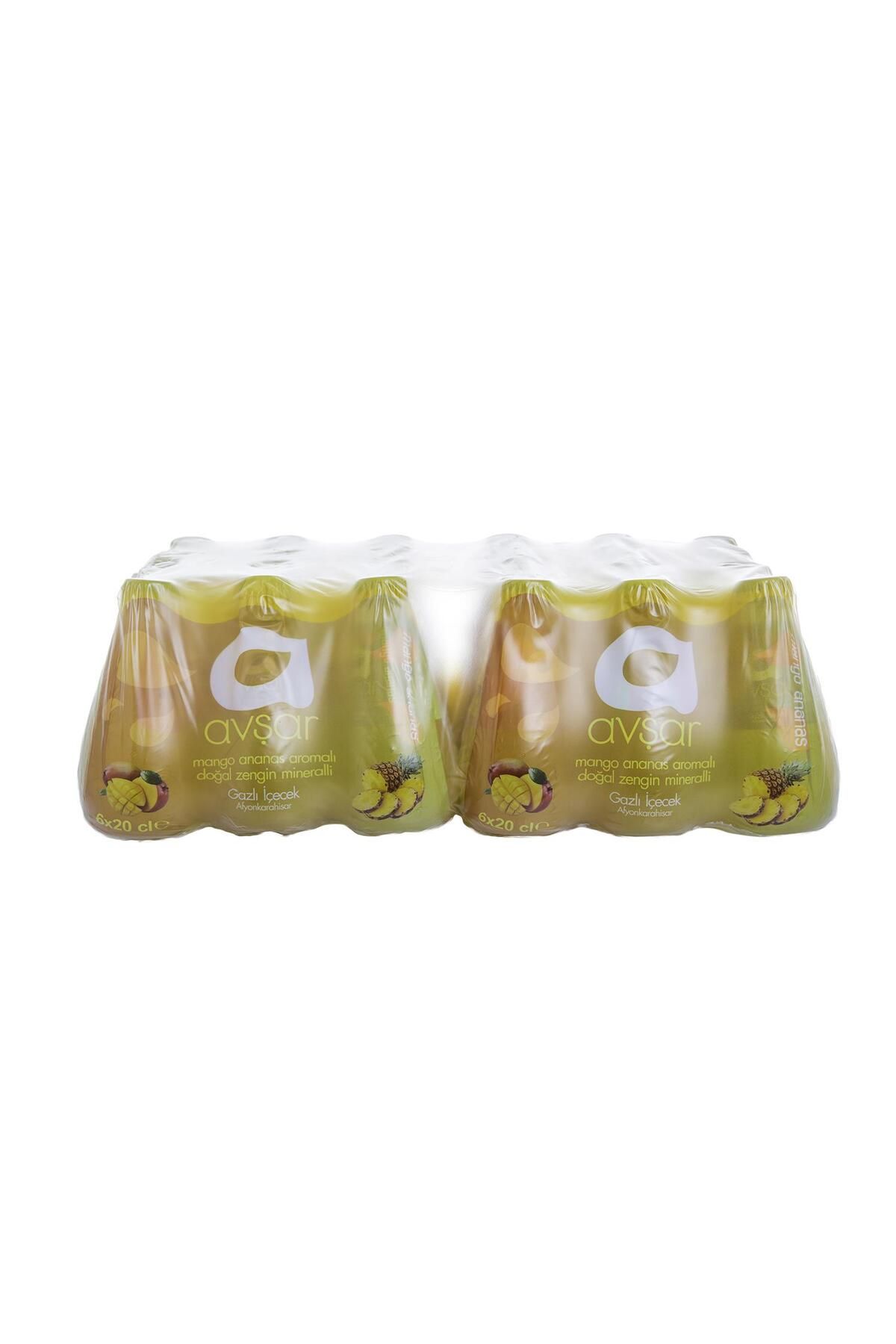 Avşar Mango Ananas Aromalı Maden Suyu 200 Ml X 24 Adet