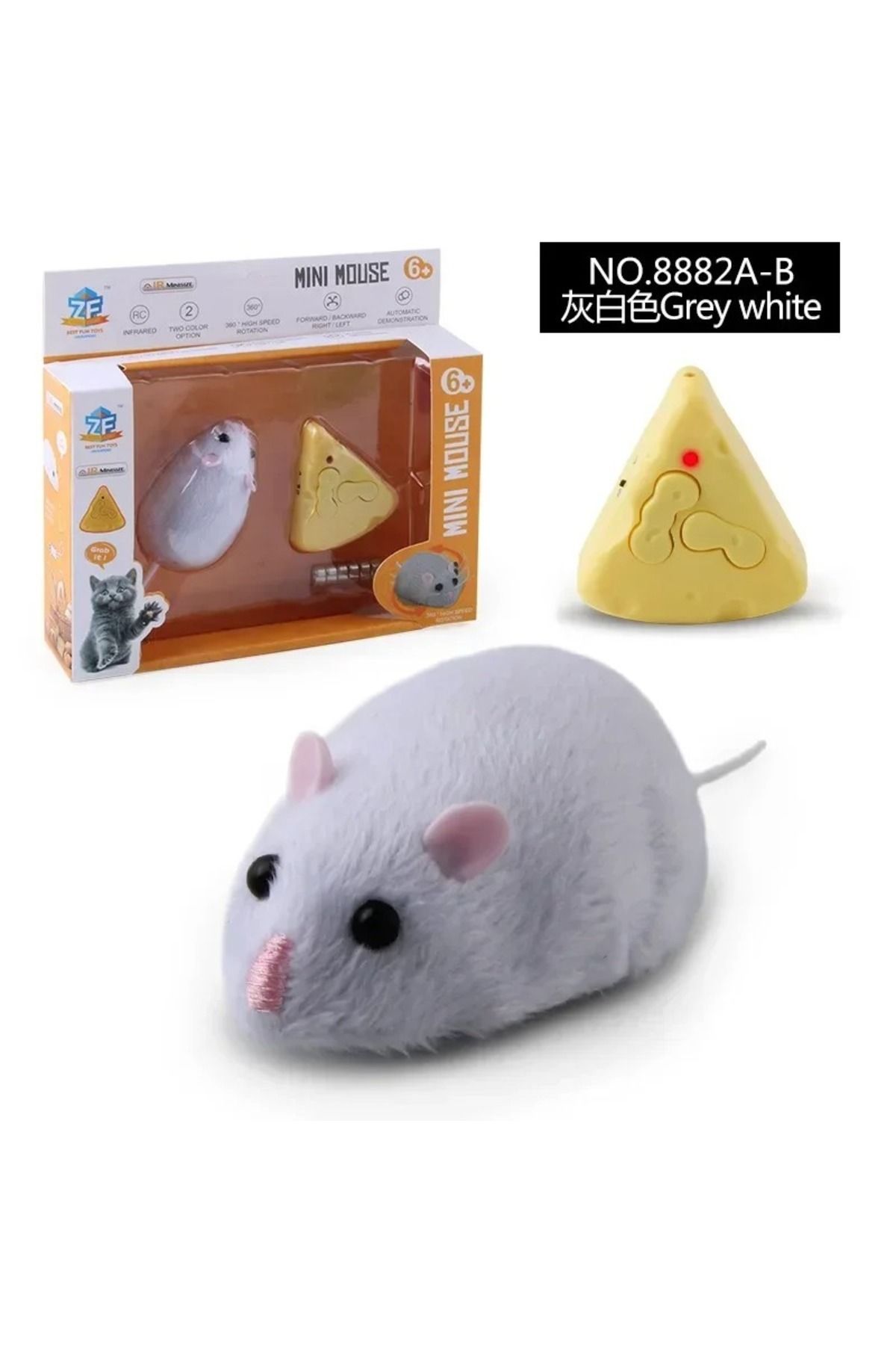 Zigver-Electric RC mice cat toys remote control infrared moving mouse model false refresh 3