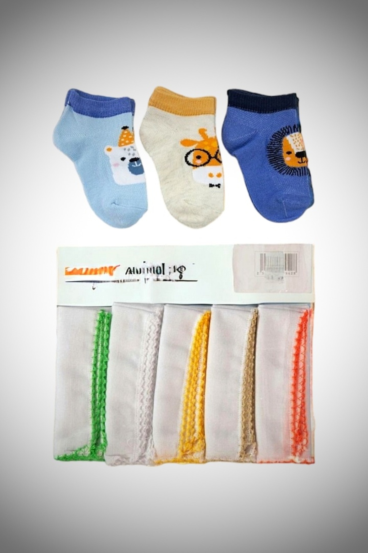 Özgün Baby 6 Parça Doğum Seti (Bebek Bakım Çantası, Zıbın Seti, Body, Nohut Battaniye, 10Lu Mendil, 3Lü Çorap) fotoğrafı 2 (önizleme)