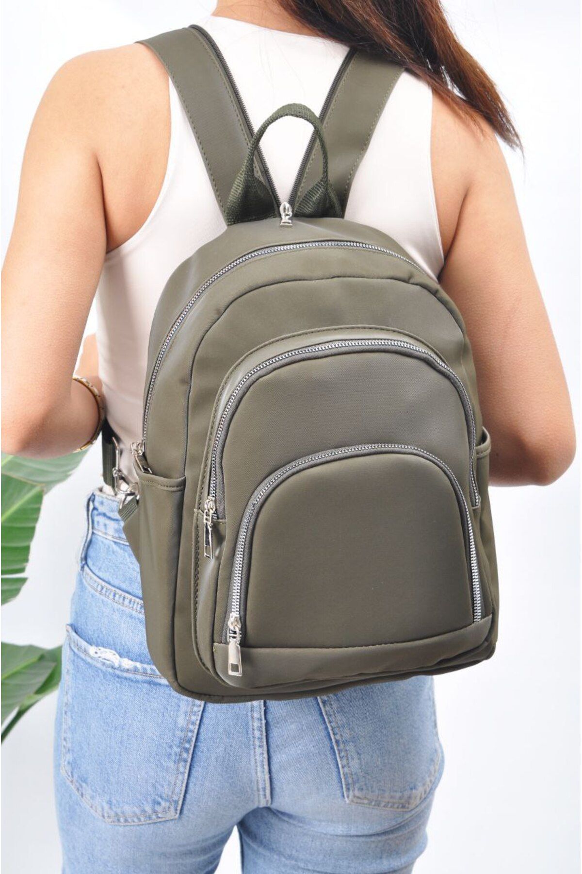 ARTON Buzi Waterproof Leather 3 Compartment Crossbody and Backpack Trendyol