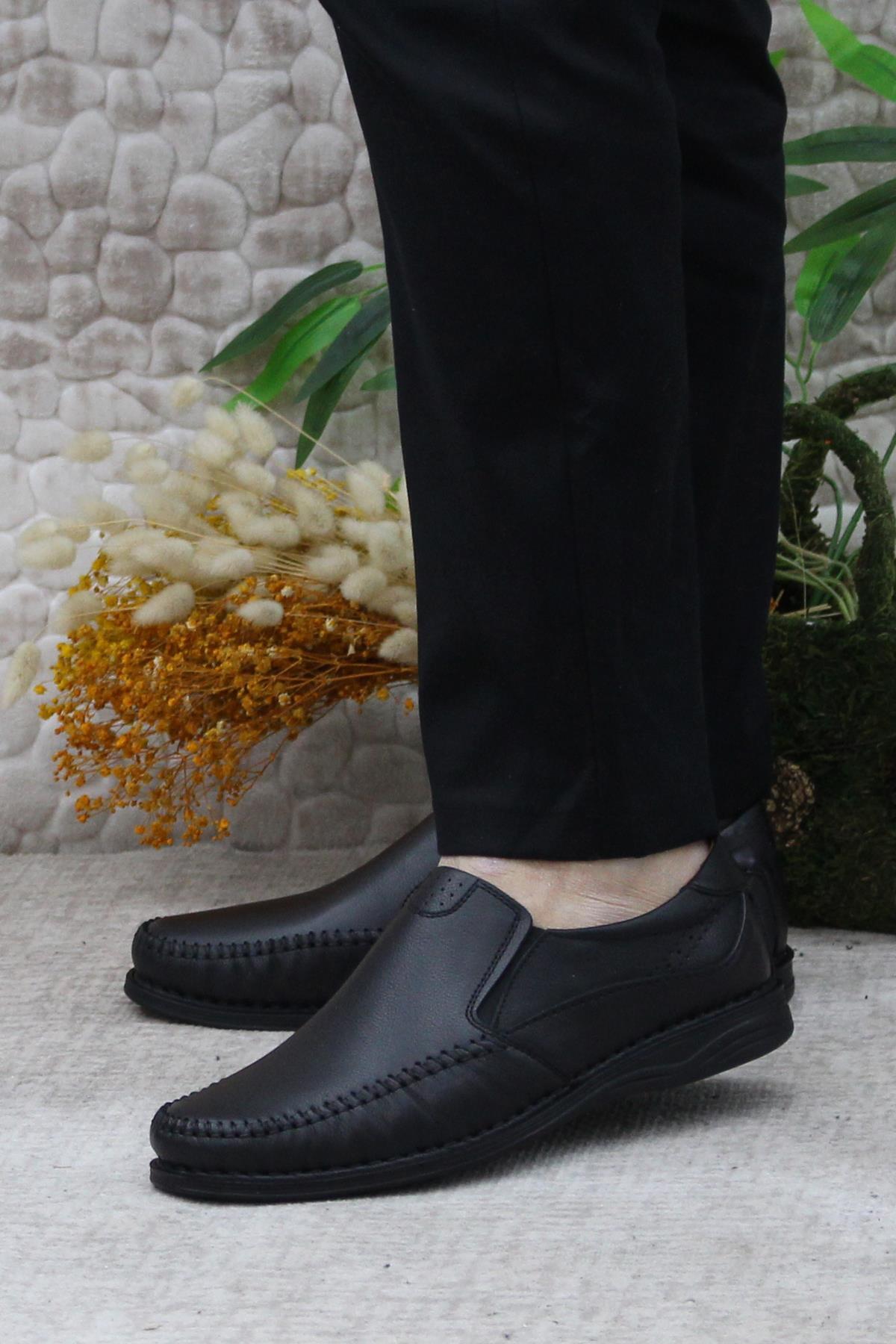 Polaris-105517 Pantofi pentru bărbați, anatomici, ușori, din piele naturală, în 5 puncte 3