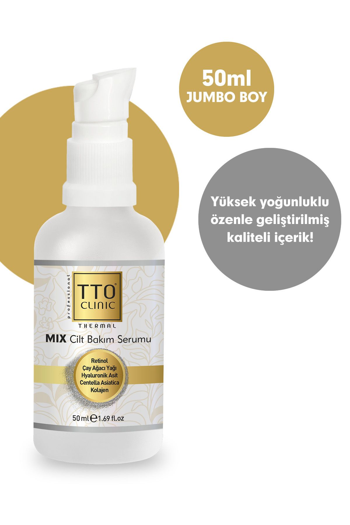 سرم پوست کلینیک مخلوط 50ML پسر جامبو Tto