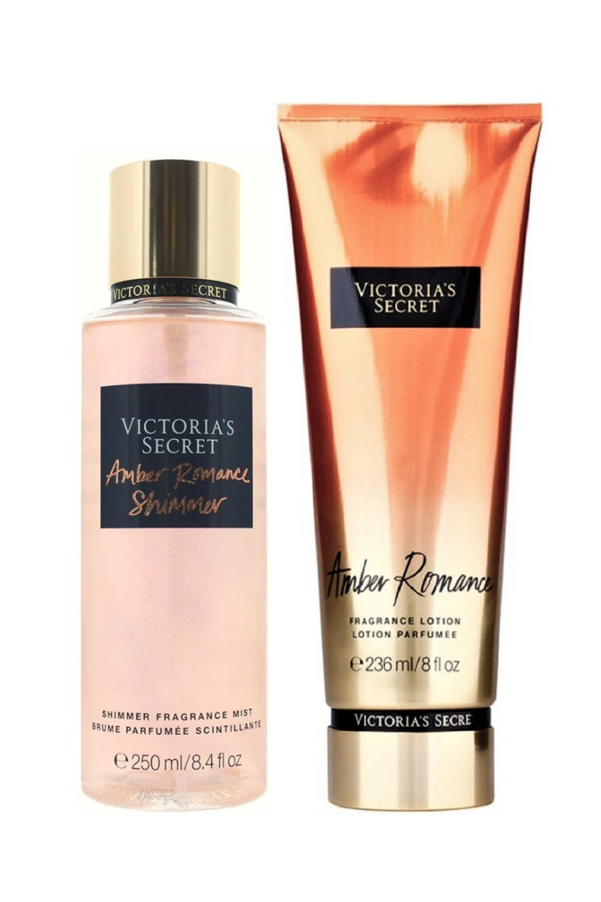 Victoria's Secret Amber Romance Shimmer & Amber Romance Vücut Losyonu