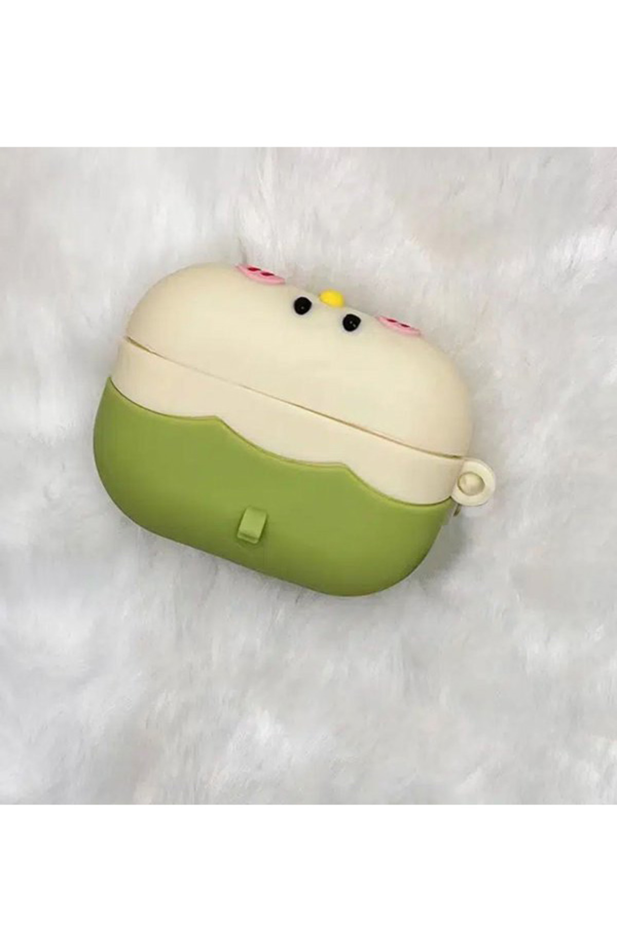 Aırpods 3 Kılıf Pembe Yanak Yeşil Uyumlu 3