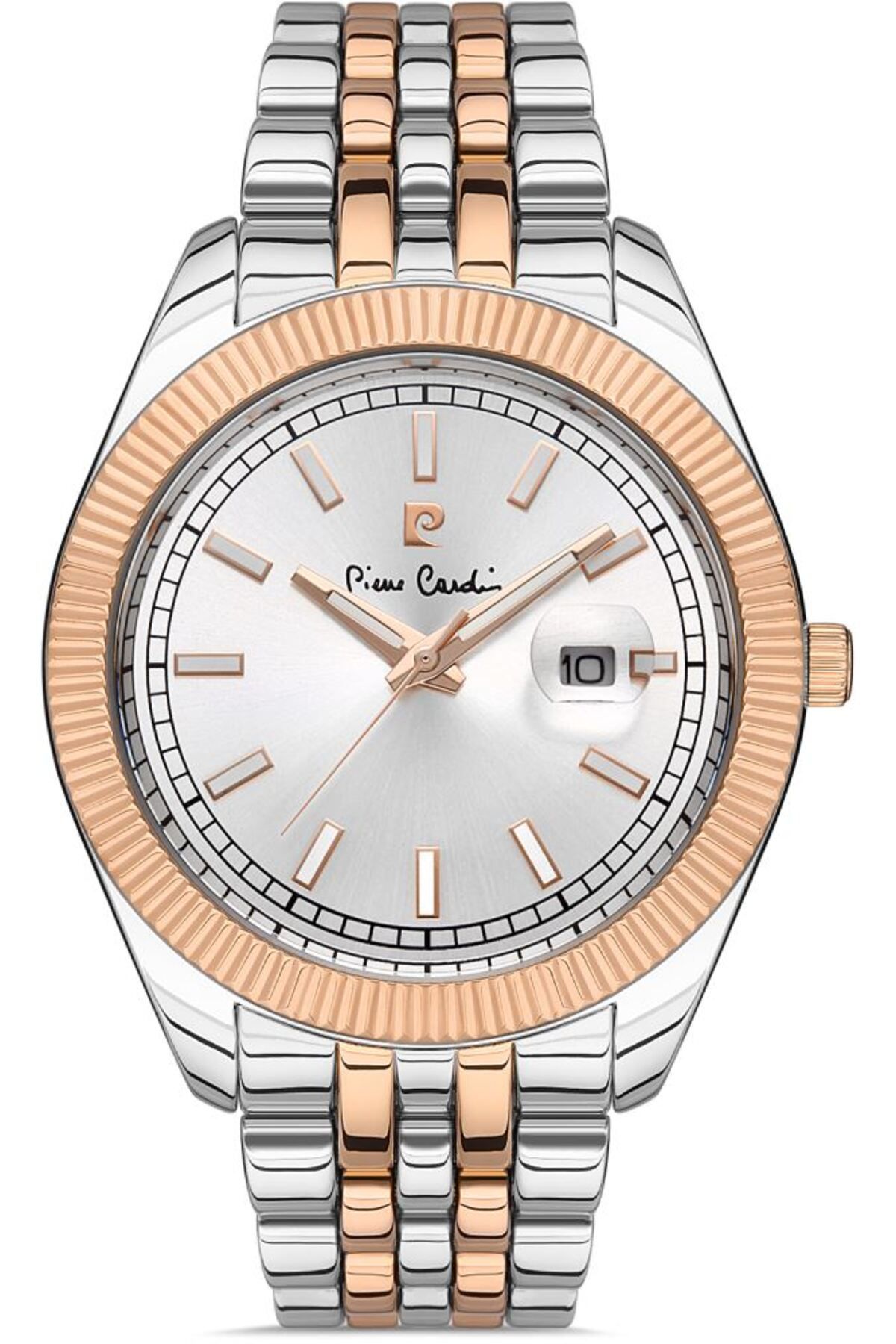 ساعت مچی مردانه 800701f03 بند استیل 30 متری ضد آب Pierre Cardin