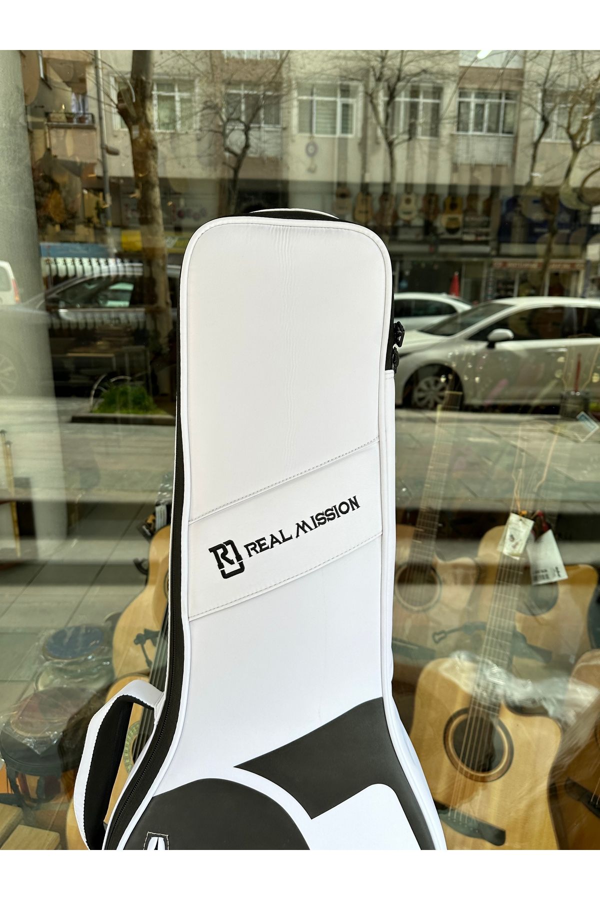PENA MÜZİK-White Guitar Case Classic 5