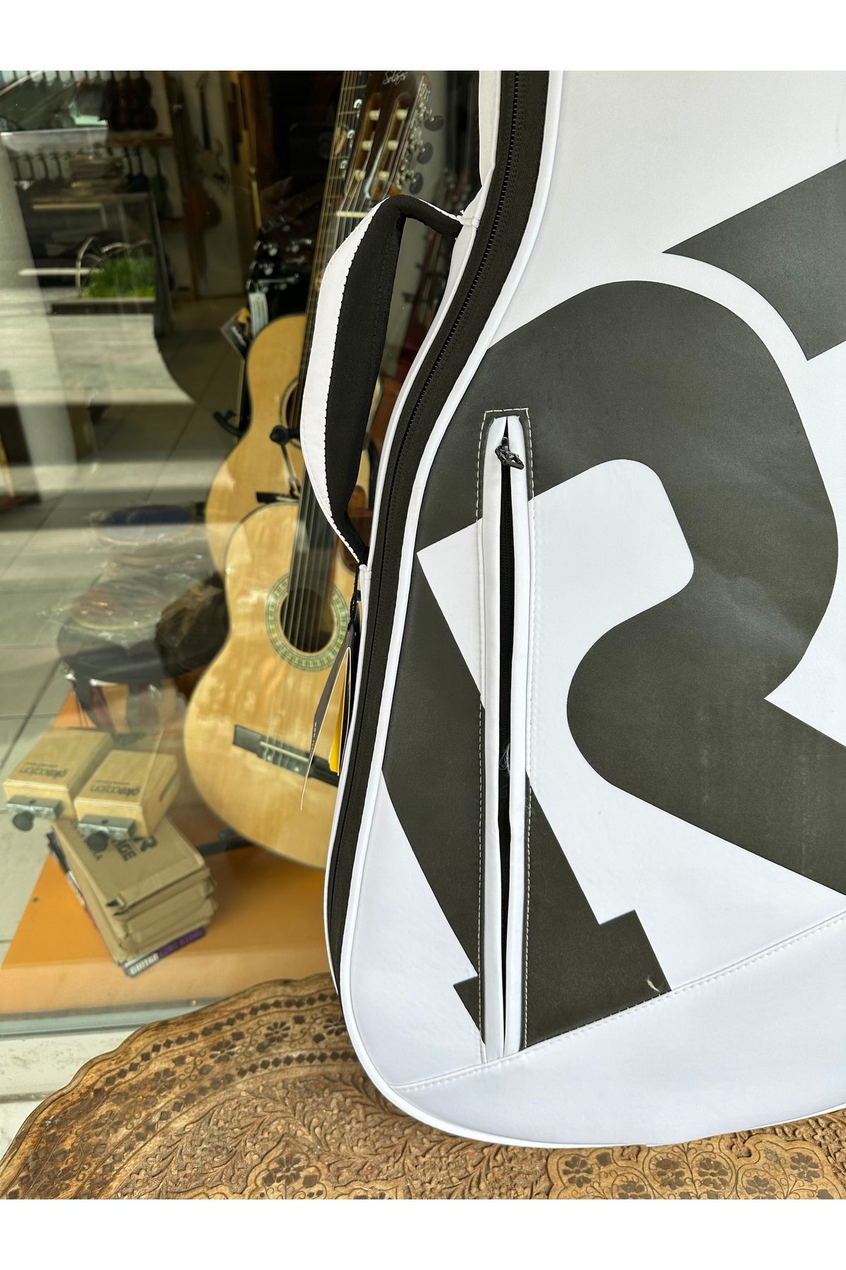 PENA MÜZİK-White Guitar Case Classic 4