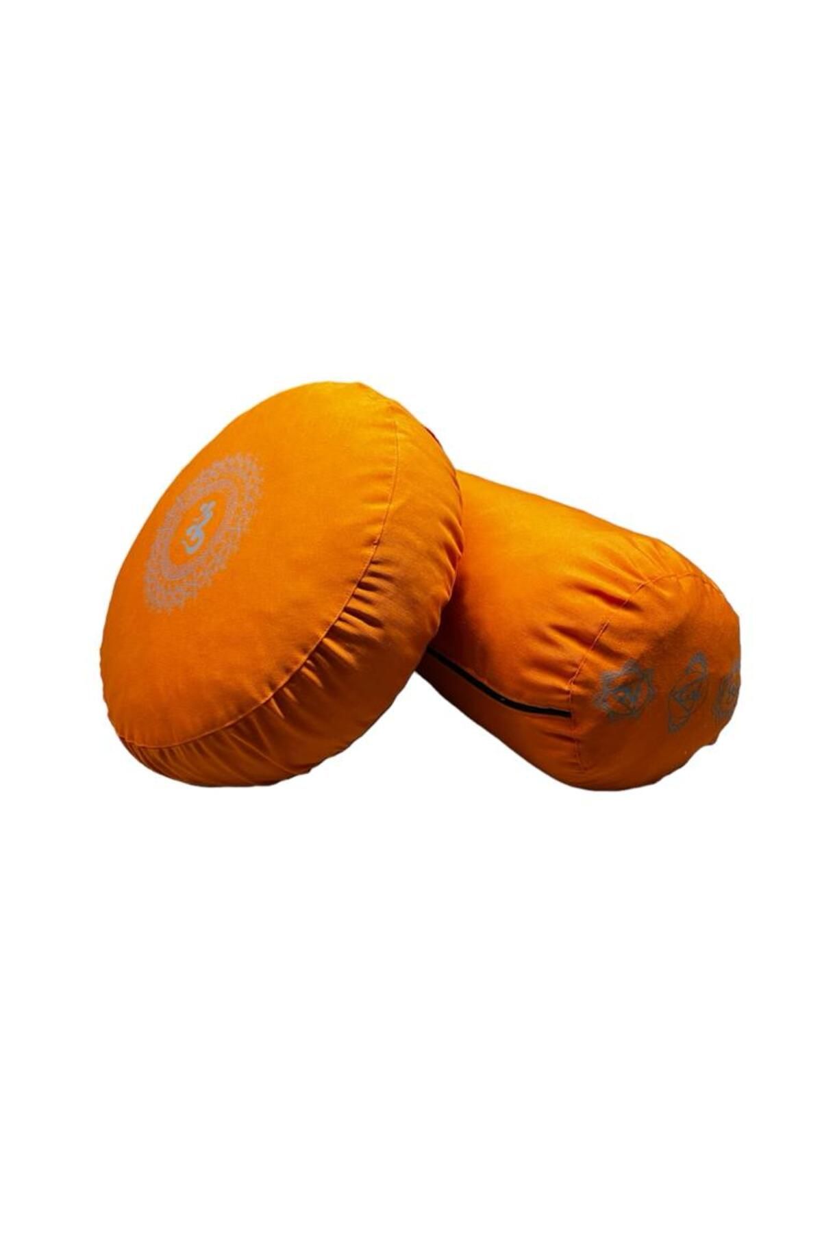 مت یوگا نارنجی کوسن مدیتیشن و Bolster سریال ویژه فصل جدید طرح دار REMEGE