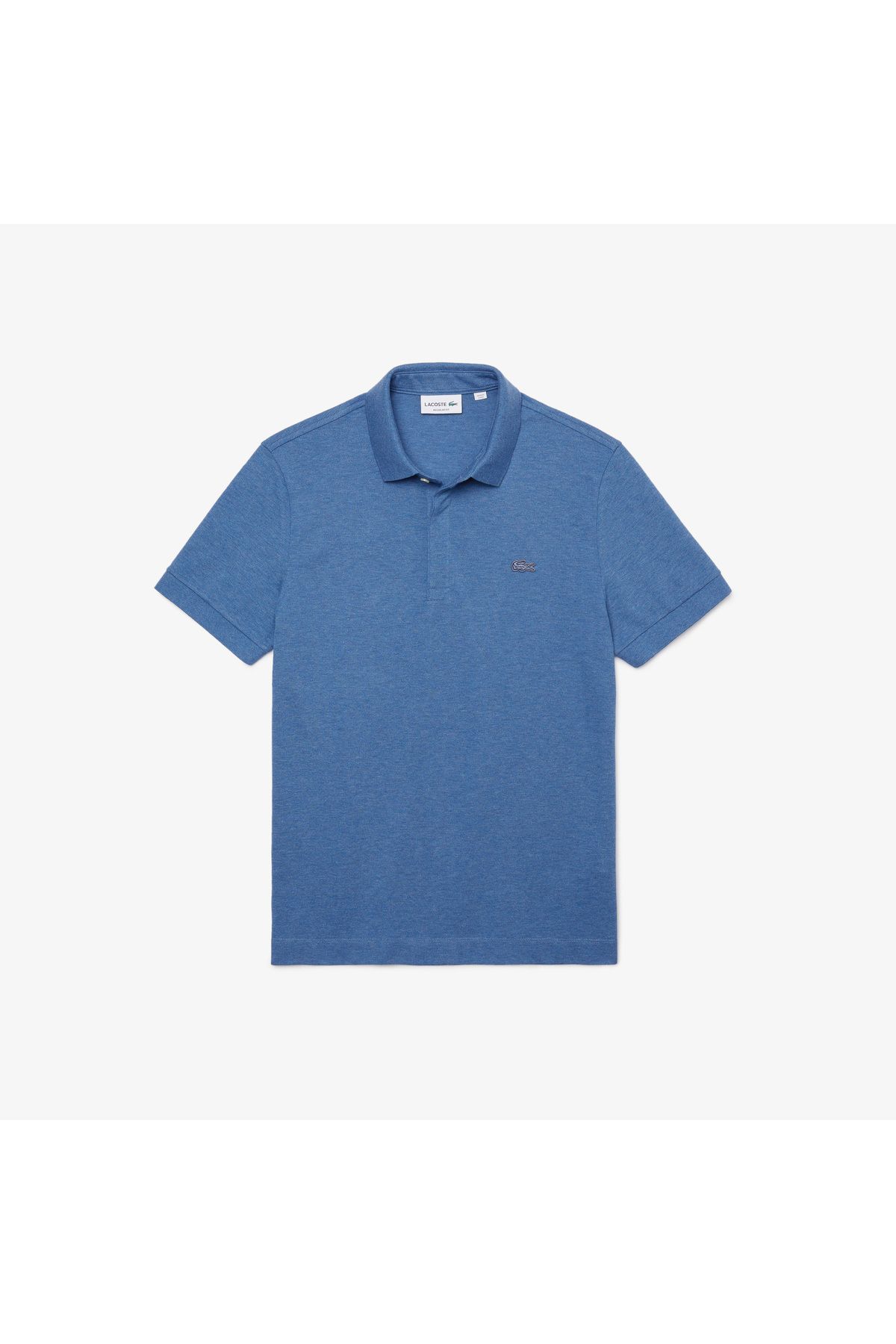 تی شرت یقه پولو مردانه چوگان آبی به طور منظم و مناسب Lacoste