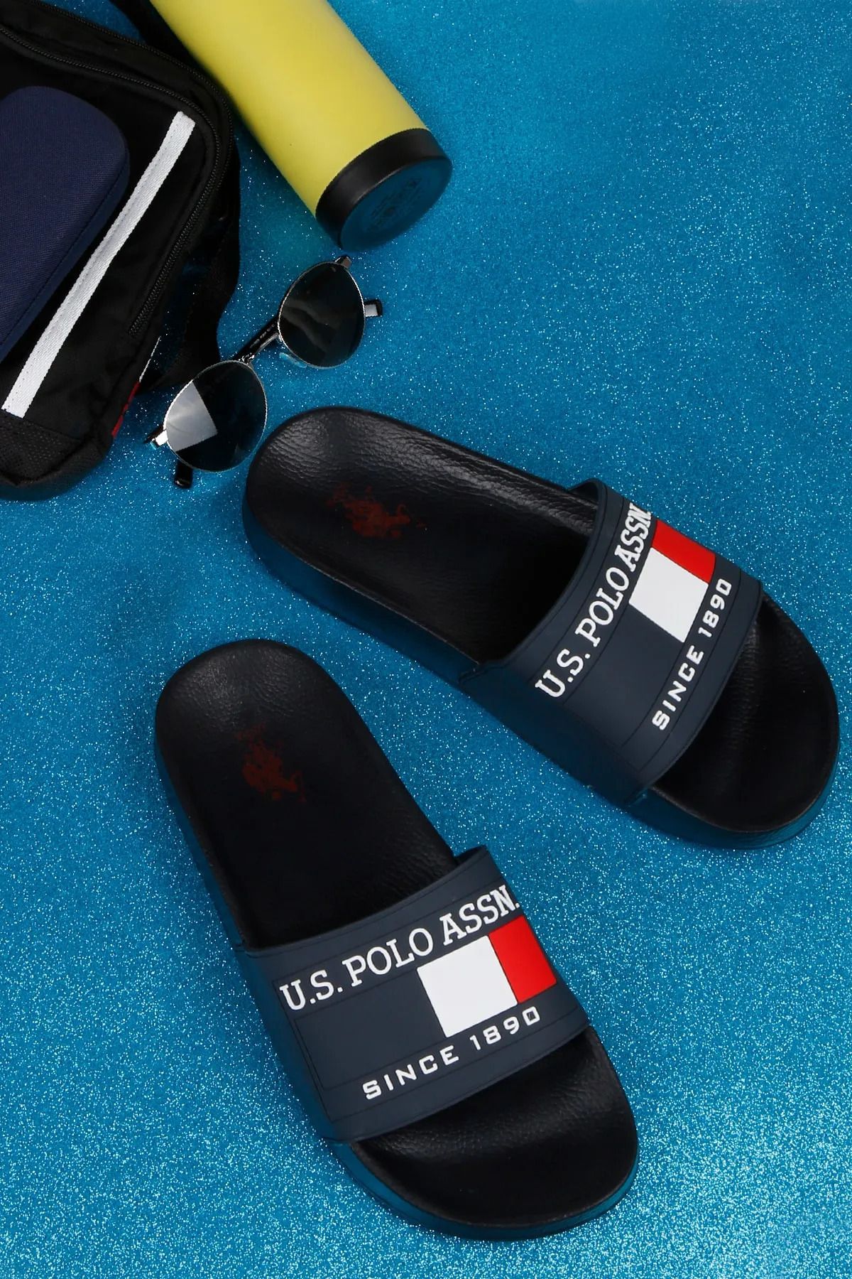 پولو اسن ایالات متحده دمپایی مردانه 4M Nico 4Fx مشکی U.S. Polo Assn.