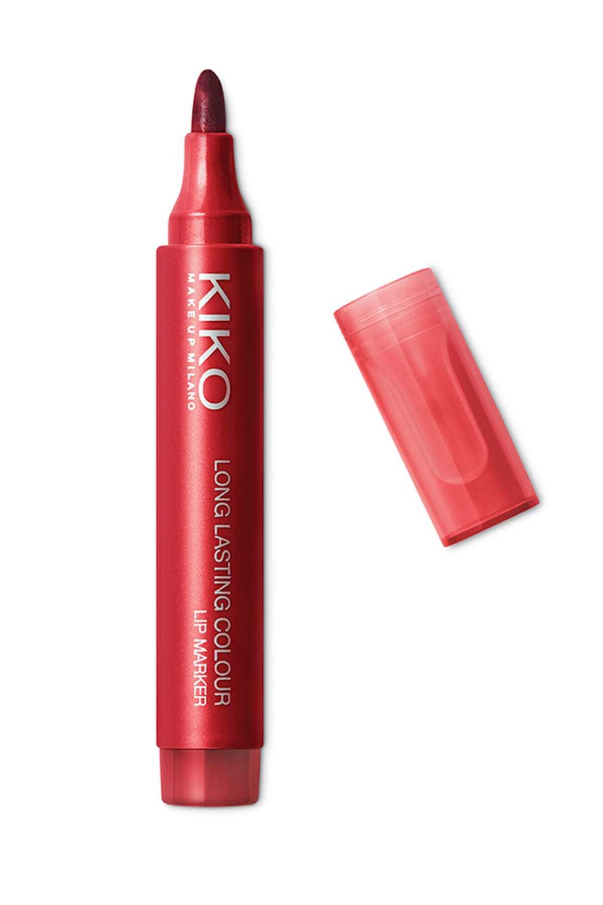 Kiko UZUN SÜRE KALICI DUDAK KALEMİ - LONG LASTİNG COLOUR LİP MARKER 105 105 TRUE RED 8025272609098