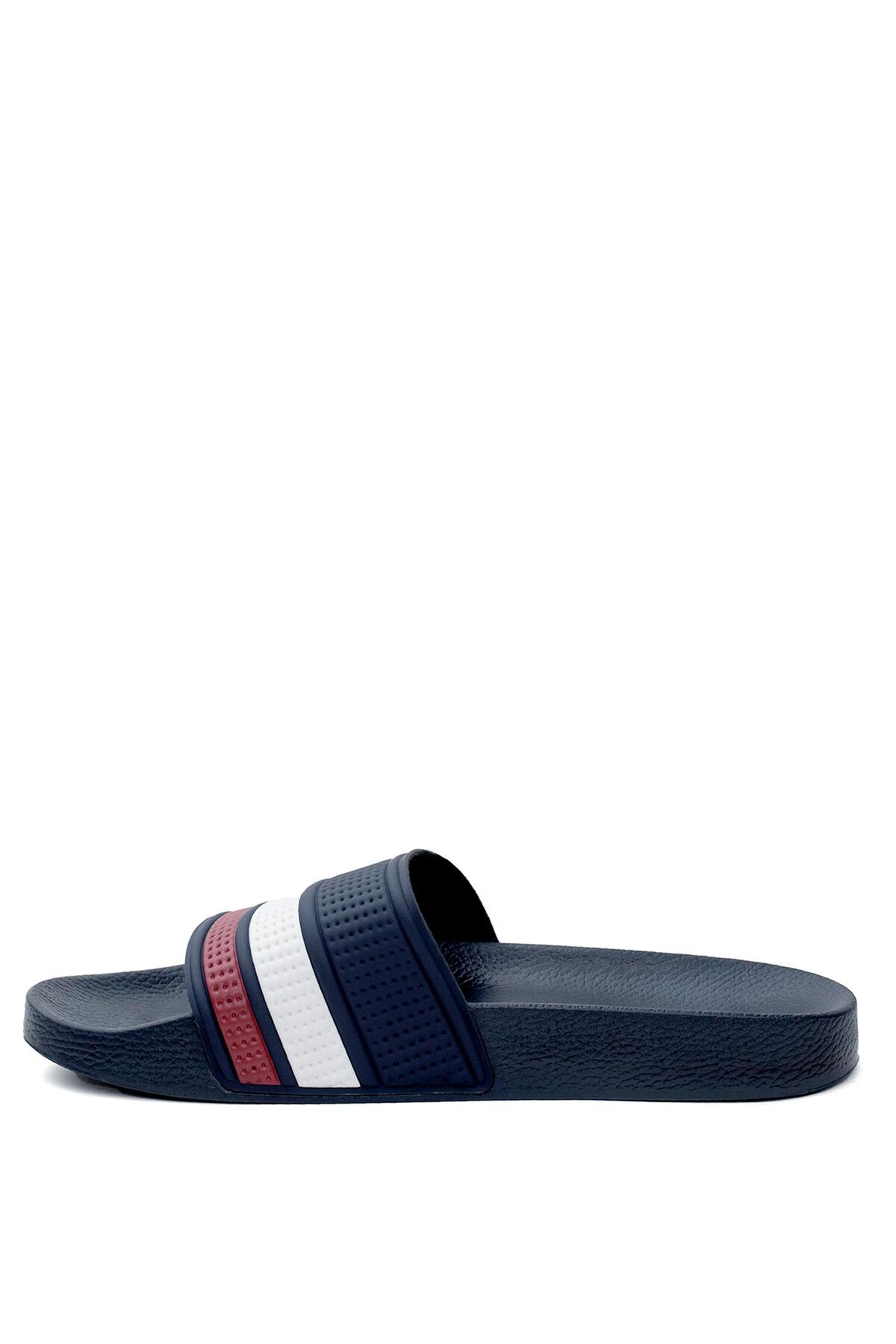 دمپایی U.S. Polo Assn. یو اس پولو ساحلی مردانه U.S Polo 101685211 Molda 4FX آبی دریایی اورجینال - تصویر 3