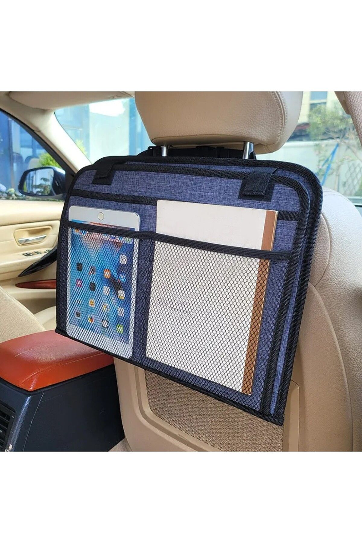 Next Craft-Organizator pentru spătar scaun auto și set de umbrele de soare pentru geam lateral 5