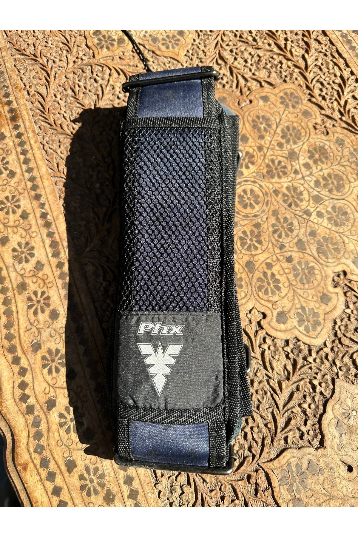 PHX-Electric And Bass Guitar Strap Navy Blue 4