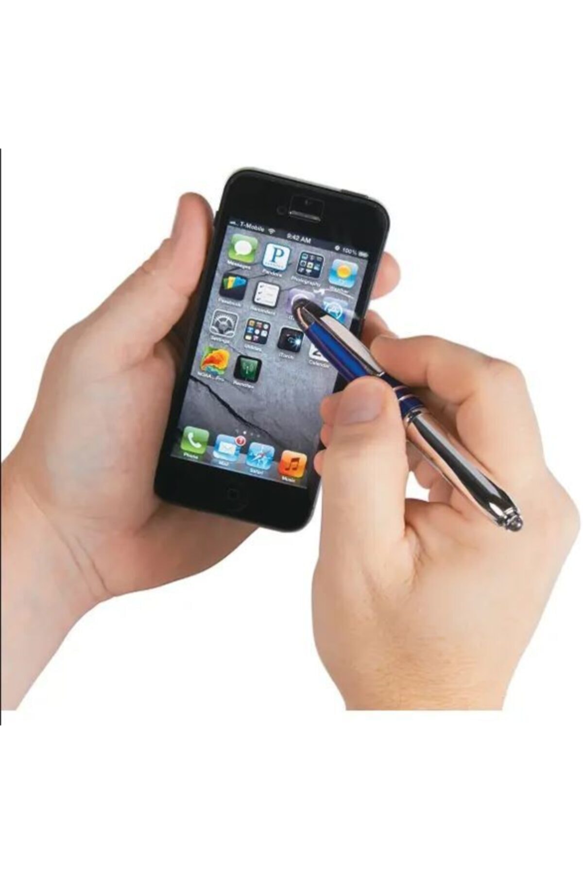 Illuminated Doctor Pen & Tablet Touch Pen Pda Tip Metal Body