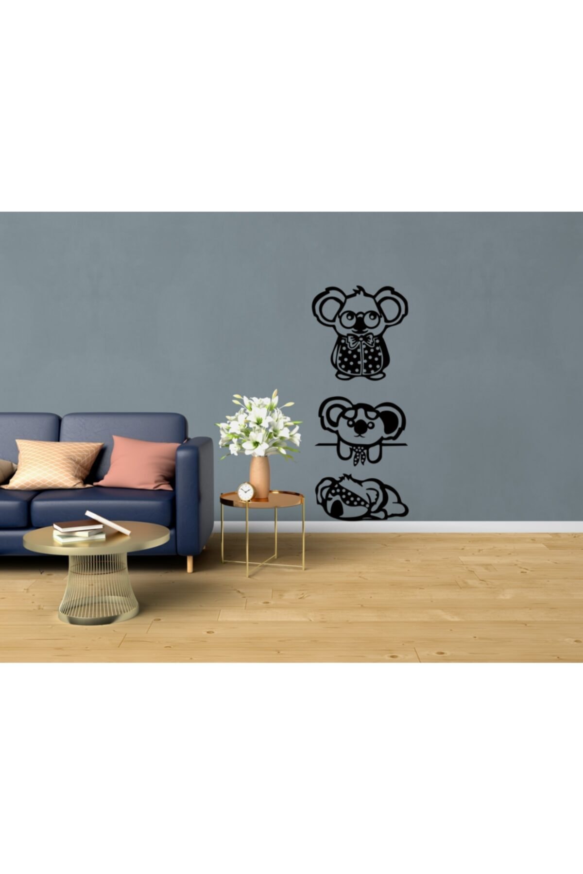 3-Piece Cute Koala Wall Decor - Wall Decor ( 30*15 Cm )