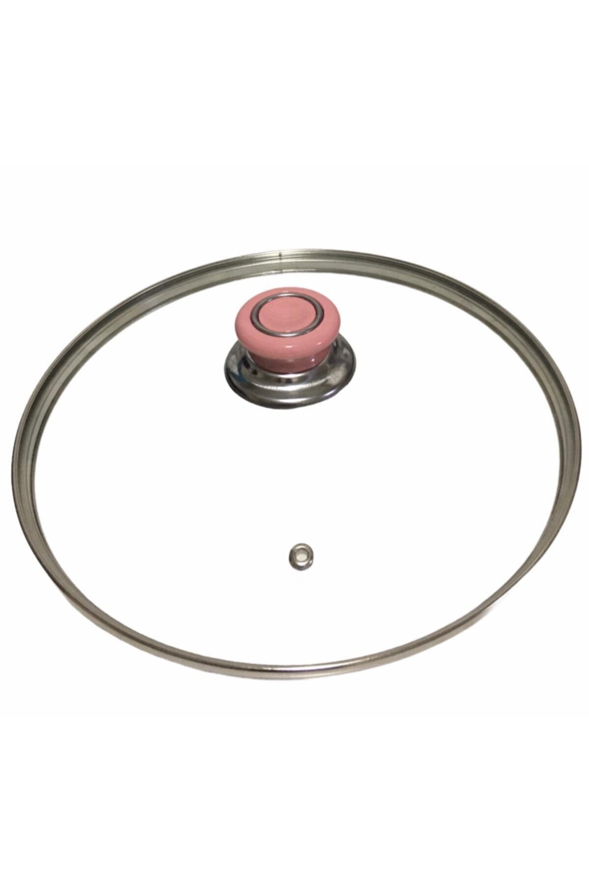 Genel Markalar Cam Kapak Tencere Kapağı 26 Cm Tüm Marka Tencerelere Uyumlu Renkli Tepeli