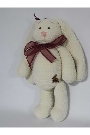 Amigurumi Oyuncak- Sevimli Tavşan- Uyku ve Oyun arkadaşı, Büyük boy, el örgüsü dolgulu oyuncak AGRT0003