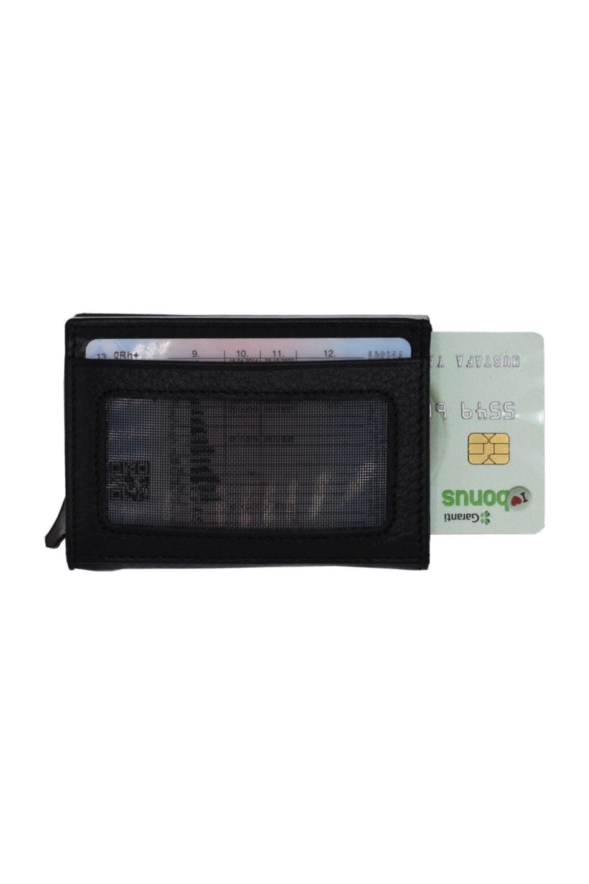 کیف پول مردانه مشکی Karali | PRA-1128771-0794 اورجینال - تصویر 3