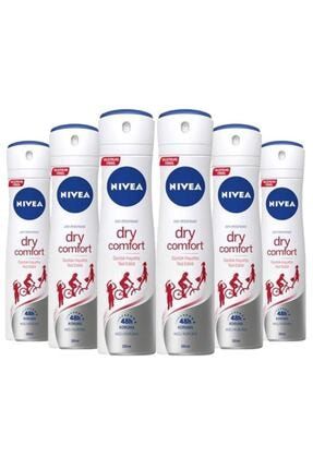 Deodorant Dry Comfort 150ml X 6 4005900156051