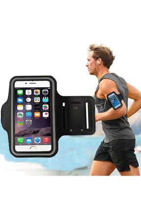 Iphone 11 Kol Bandı Kılıf Spor Koşu Bandı Kulaklık Çıkışlı Armband Su Geçirmez Kılıf Siyah 000eb001546