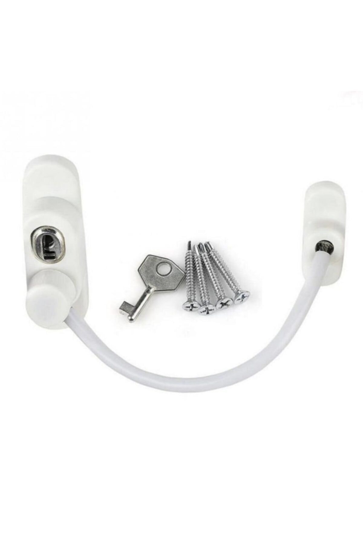 Mashotrend 10 Pcs Steel Rope Pvc Door Window Safety Lock - Kidmix White ...