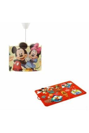Disney Lisanslı Mickey Ve Minnie Mouse Sarkıt Tavan Lambası + Mickey Mouse Amerikan Servisi mickey-minnie-avi+servis-kagidi