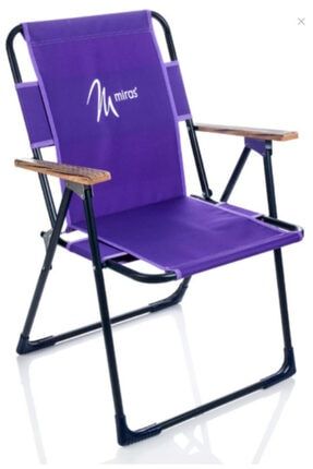 Katlanır Kamp Sandalyesi Plaj Sandalyesi (MOR) etlkksm1