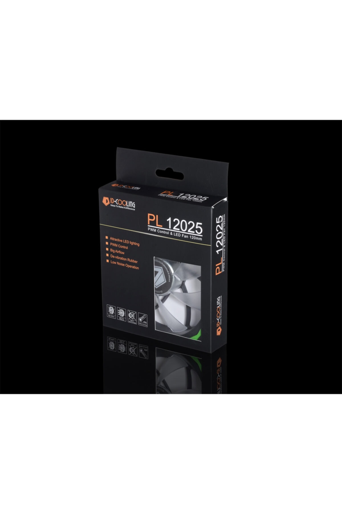 Id-coolıng Pl-12025-g 12cm 4pin Pwm Yeşil Kasa Fanı 4